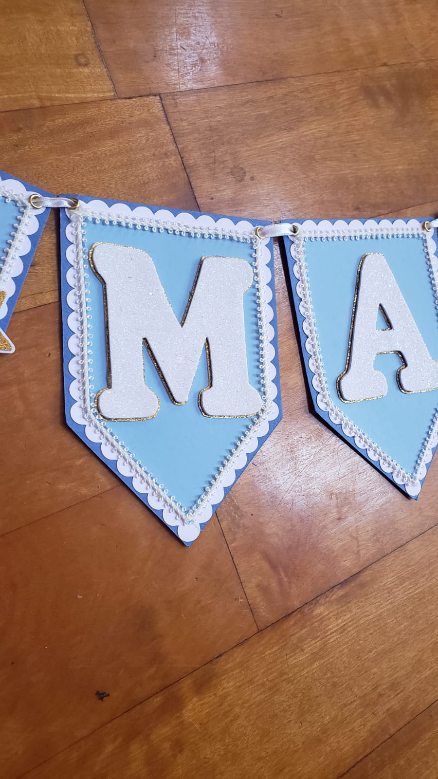 Colourful celebration pennant banner for party decor